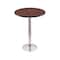 Holland Bar Stool Co 36" 214 Chrome Table, 30" dia. Top 214-1636CH30R - alternate 2